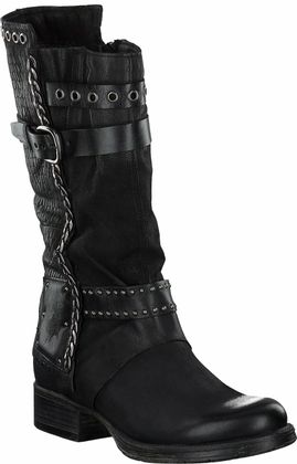 Paul Barritt Damen-Boots aus Leder 108001725912 (Schwarz)