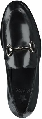 Maripé Damen-Slipper aus Leder 110001731122 (Schwarz)