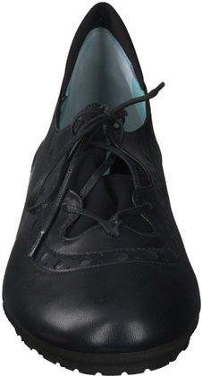 Thierry Rabotin Damen-Schnürschuhe aus Leder 101101709724 (Blau)