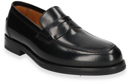 Richard Gordon Herren-Slipper aus Leder 226001751042 (Schwarz)