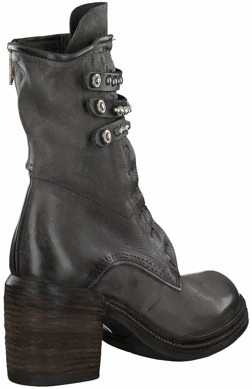 A.S.98 Damen Boots aus Leder 102001731596 Schwarz Grau online shoppen Juppen