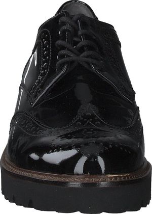 Gabor Damen-Schnürschuhe aus Leder 101003733374 (Schwarz)
