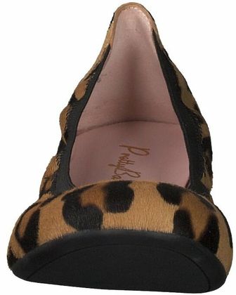 Pretty Ballerinas Damen-Ballerinas aus Leder 103286712413 (Braun)