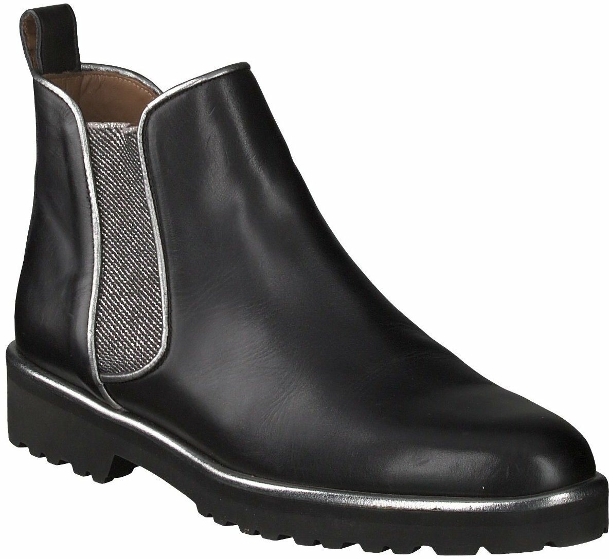 Chaussures Bottes Chelsea Boots Pertini Chelsea Boot noir-gris clair style d\u00e9contract\u00e9 