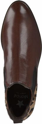 Maripé Damen-Chelsea-Boots aus Leder 105201731079 (Dunkelbraun)