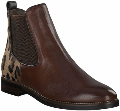 Maripé Damen-Chelsea-Boots aus Leder 105201731079 (Dunkelbraun)