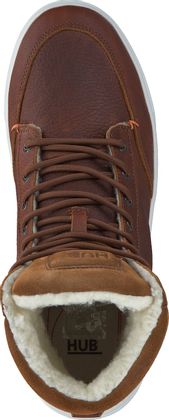 HUB Herren-Winterstiefel aus Leder 291221735474 (Braun)