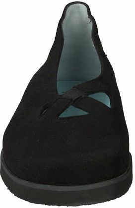 Thierry Rabotin Damen-Slipper aus Leder 103002798666 (Schwarz)