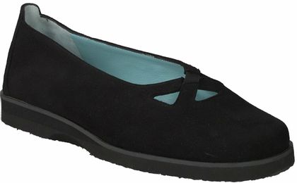 Thierry Rabotin Damen-Slipper aus Leder 103002798666 (Schwarz)
