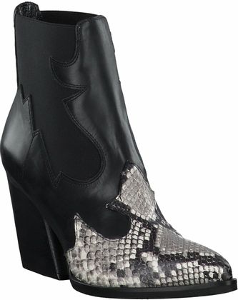 Phillip Hardy Damen-Stiefeletten 107085779581 (Schwarz/Bunt)
