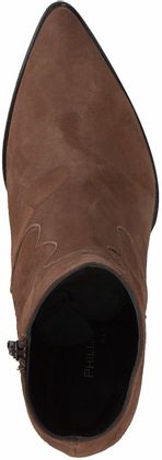 Phillip Hardy Damen-Stiefeletten aus Leder 106222779556 (Braun)