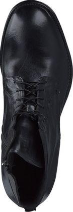 Lemargo Herren-Schnürboots aus Leder 212001744359 (Schwarz)