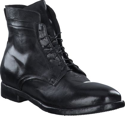 Lemargo Herren-Schnürboots aus Leder 212001744359 (Schwarz)