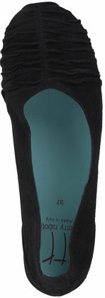 Thierry Rabotin Damen-Ballerinas aus Leder 103002771533 (Schwarz)