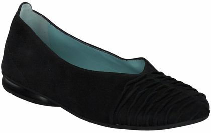 Thierry Rabotin Damen-Ballerinas aus Leder 103002771533 (Schwarz)