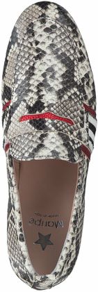 Maripé Damen-Slipper aus Leder 110385772872 (Beige/Bunt)