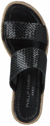 Phillip Hardy Pantoletten für Damen 180000771430 (Schwarz)