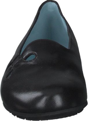 Thierry Rabotin Damen-Slipper aus Leder 100001784357 (Schwarz)