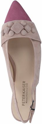 Peter Kaiser Damen-Slingpumps aus Leder 130592843122 (Rosa)