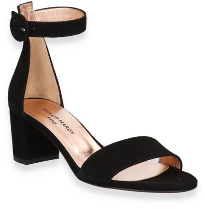 Phillip Hardy CARDINE Damen-Sandalette aus Leder 185002784850 (Schwarz)