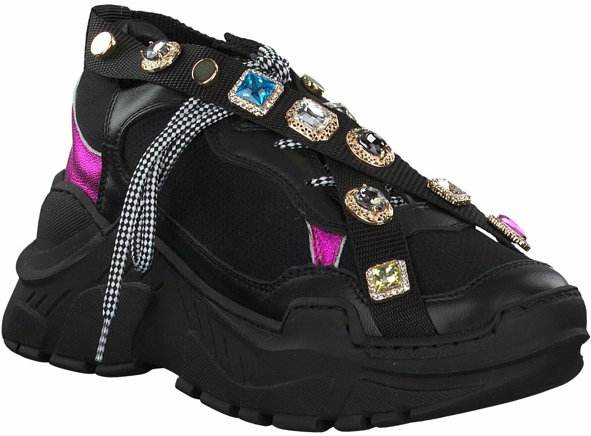 Giove Schnürschuhe für Damen 101001771545 (Schwarz) Bild 01