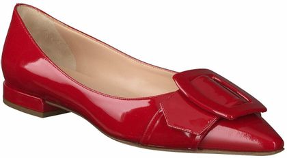 Unützer Venice Damen-Ballerinas aus Leder 103503762696 (Rot)