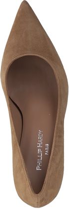 Phillip Hardy Damen-Klassische Pumps aus Leder 122222785519 (Mittelbraun)