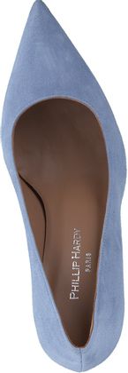 Phillip Hardy Damen-Klassische Pumps aus Leder 122142785507 (Hellblau)
