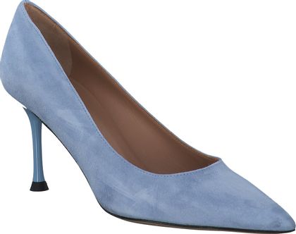 Phillip Hardy Damen-Klassische Pumps aus Leder 122142785507 (Hellblau)