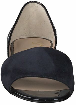 Shirley Mae Damen-Slipper aus Leder 120102720082 (Blau)