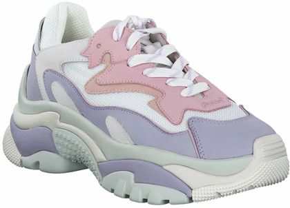 ASH Damen-Schnürschuhe aus Leder 101781762577 (Weiß/Bunt)