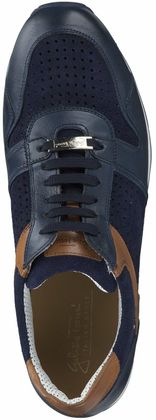 Galizio Torresi Herren-Sneaker aus Leder 244101745303 (Dunkelblau)