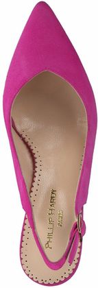 Phillip Hardy Damen-Slingpumps aus Leder 132592785039 (Pink)