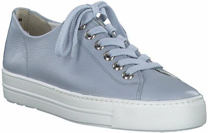 Paul Green Damen-Schnürschuhe aus Leder 101141770711 (Hellblau)