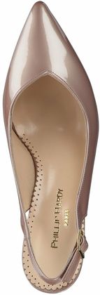 Phillip Hardy Damen-Slingpumps aus Leder 132593785003 (Rosé)