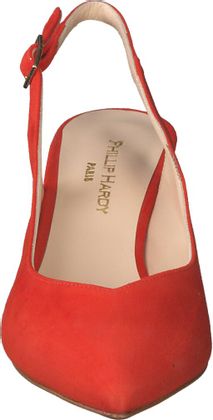 Phillip Hardy Damen-Slingpumps aus Leder 132522785040 (Orange)
