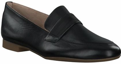 Paul Green Damen-Slipper aus Leder 110001785933 (Schwarz)