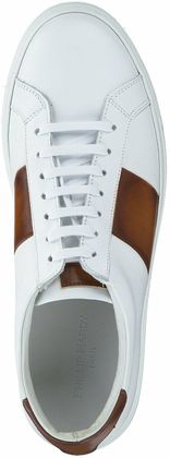 Phillip Hardy Herren-Schnürschuhe aus Leder 244781779477 (Weiß/Bunt)