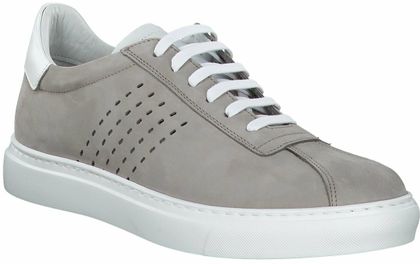 Phillip Hardy Herren-Schnürschuhe aus Leder 244442779519 (Grau/Weiß)