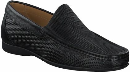 Phillip Hardy Herren-Slipper aus Leder 226001774455 (Schwarz)