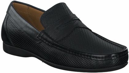 Phillip Hardy Herren-Slipper aus Leder 226101774479 (Dunkelblau)