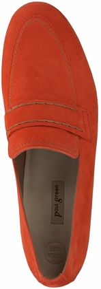Paul Green Damen-Slipper aus Leder 110392785969 (Orange)