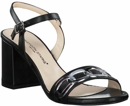Konstantin Starke Damen-Sandalen mit Absatz 185001780339 (Schwarz)