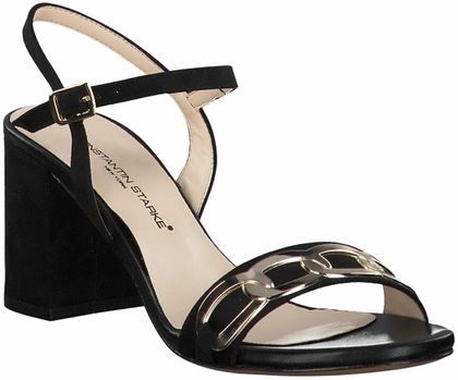 Konstantin Starke Damen-Sandalen mit Absatz 185002780340 (Schwarz)