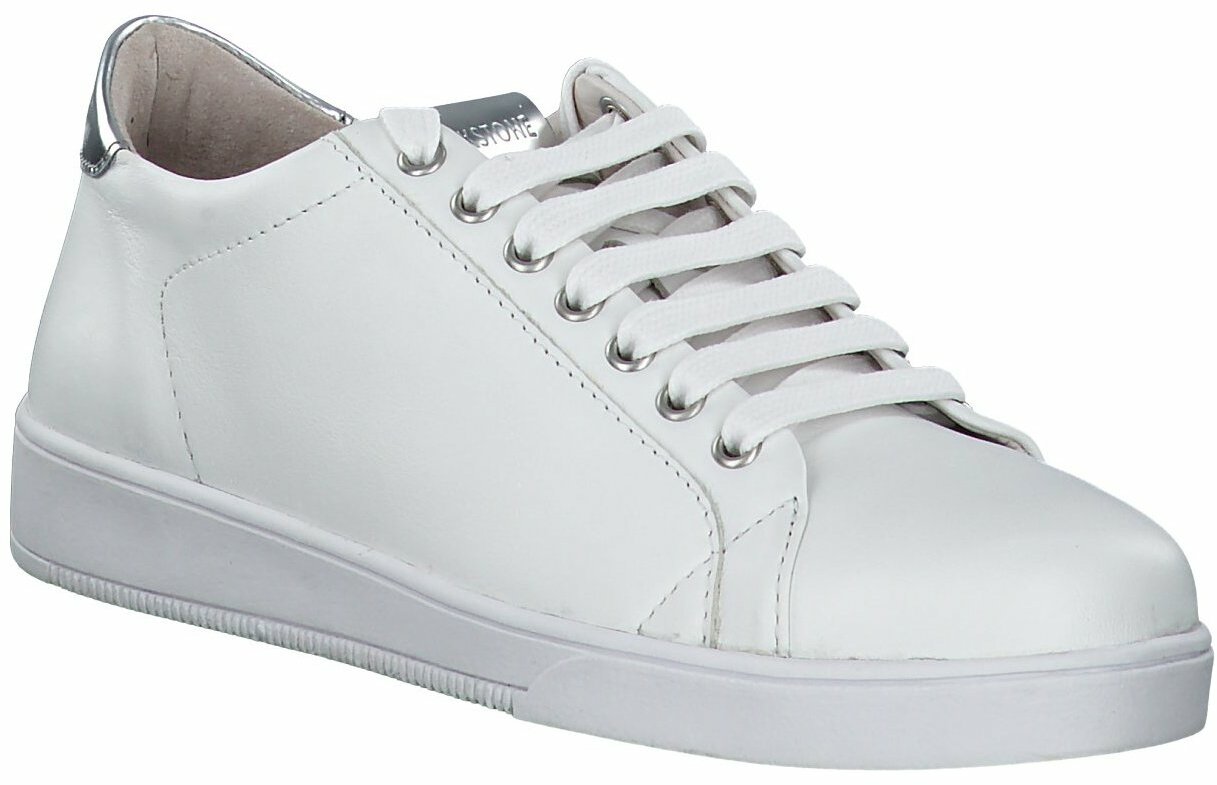 Damen Sneaker Leder Weiss