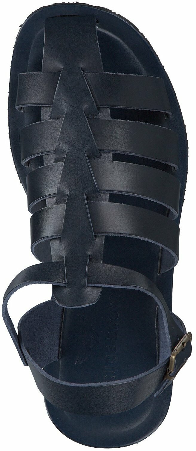 Bruce Brown Herren-Sandalen aus Leder 283101774972 (Dunkelblau  