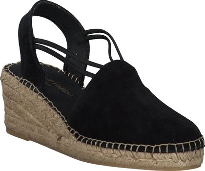 Phillip Hardy Damen-Espadrilles aus Leder 562002783572 (Schwarz)