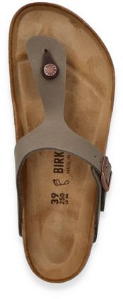 Birkenstock GIZEH Damen-Zehentrenner 591229763111 (Mittelbraun)