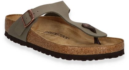 Birkenstock GIZEH Damen-Zehentrenner 591229763111 (Mittelbraun)