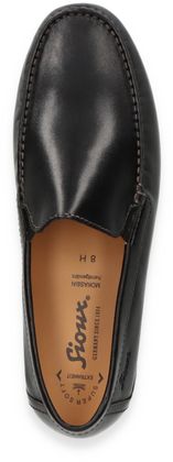 Sioux Herren-Slipper aus Leder 275001764255 (Schwarz)